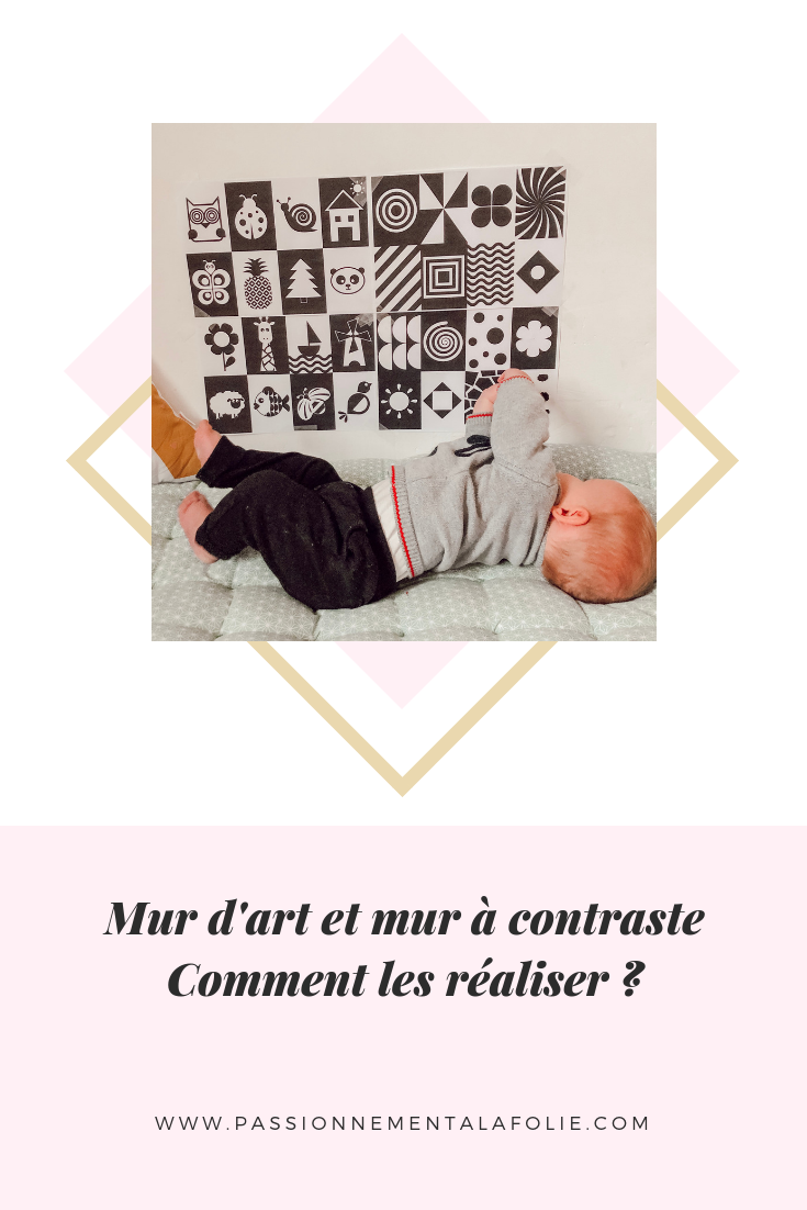 Mur contraste mur d'art bébé