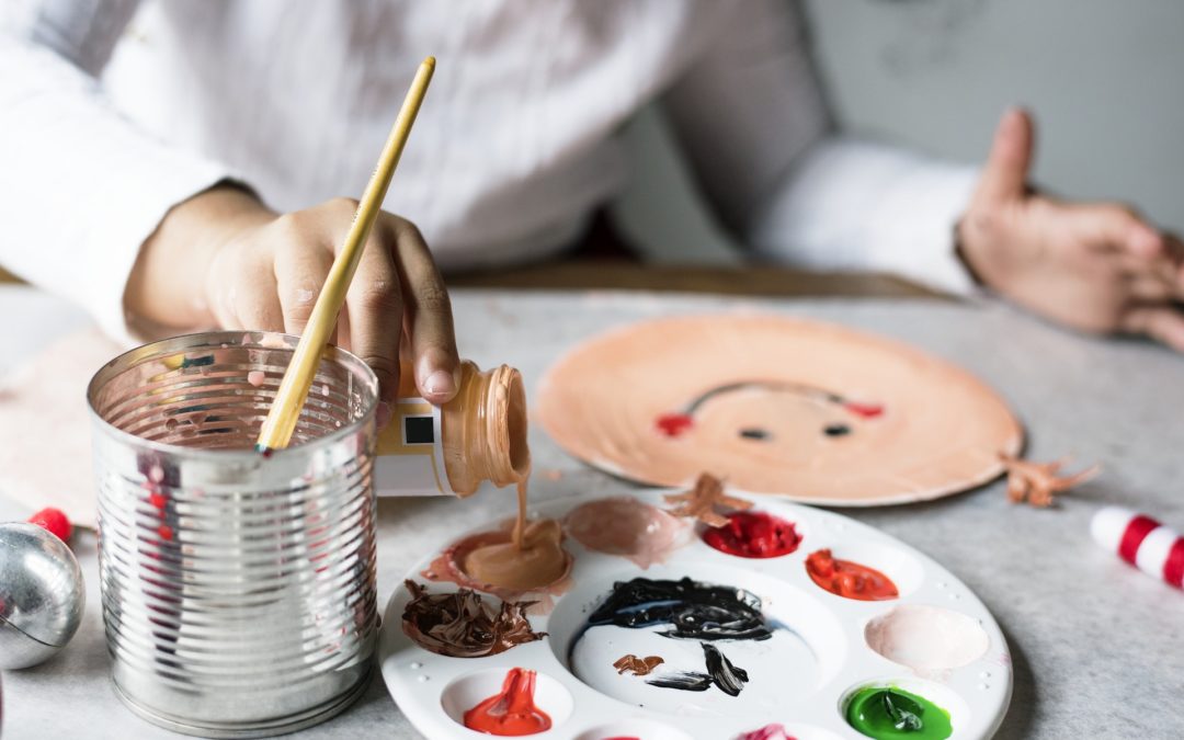 Activité : peinture avec bébé