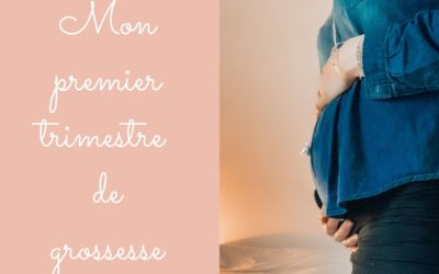 Mon premier trimestre de grossesse (3e grossesse)